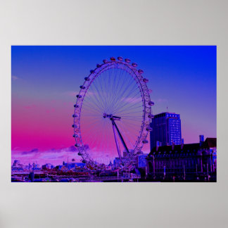London Eye Art Poster