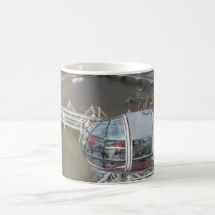 London Eye Cabin & City View White Coffee Tasse