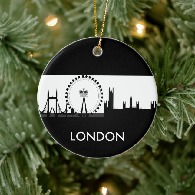 London Eye Decoration Keramik Ornament (Baum)