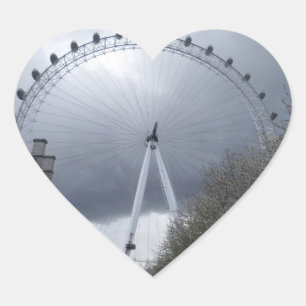 London Eye Heart Sticker