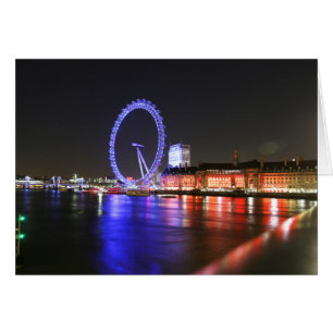 London Eye in der Nacht