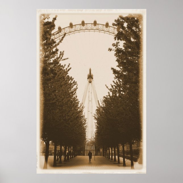 London Eye - Lauf der Linie Poster (Vorne)