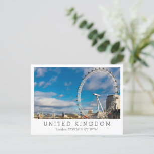 London Eye, London, England Postkarte