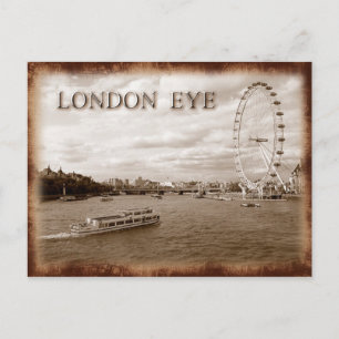 London Eye (Millennium Wheel) Postkarte