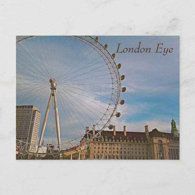 London Eye Postcard Postkarte (Vorderseite)