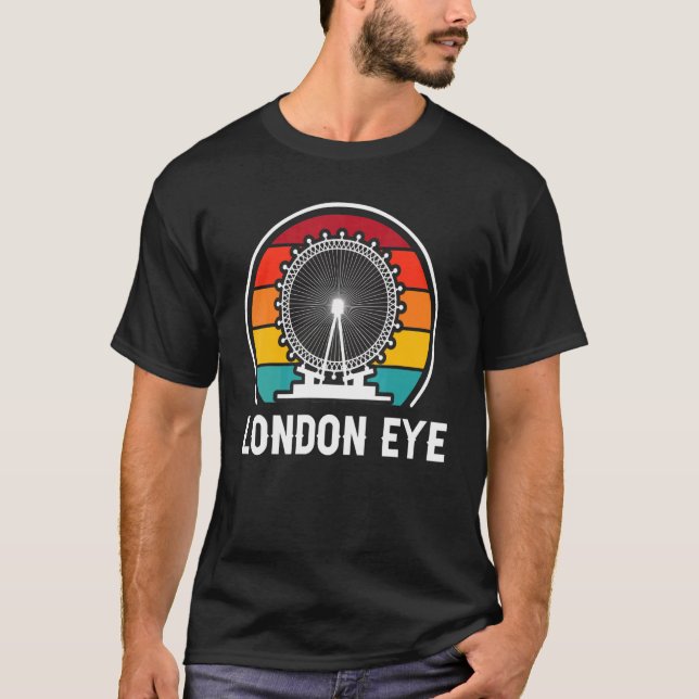 London Eye Sightseeing Thames River T-Shirt (Vorderseite)