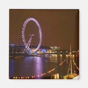 London Eye, Themse und Lichter von Magnet