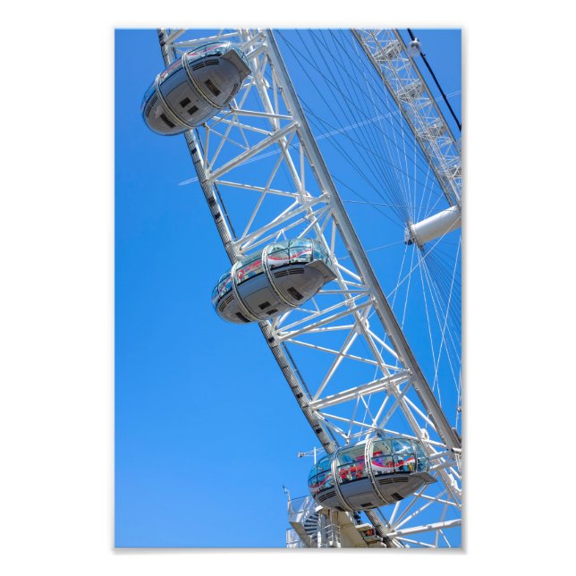 London Eye UK Print Fotodruck (Vorne)