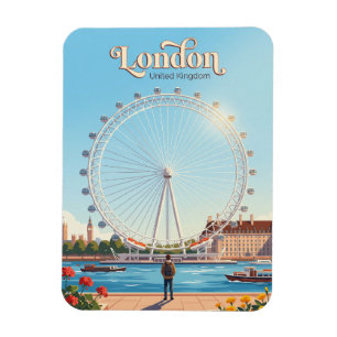 London Eye Vereinigtes Königreich Magnet