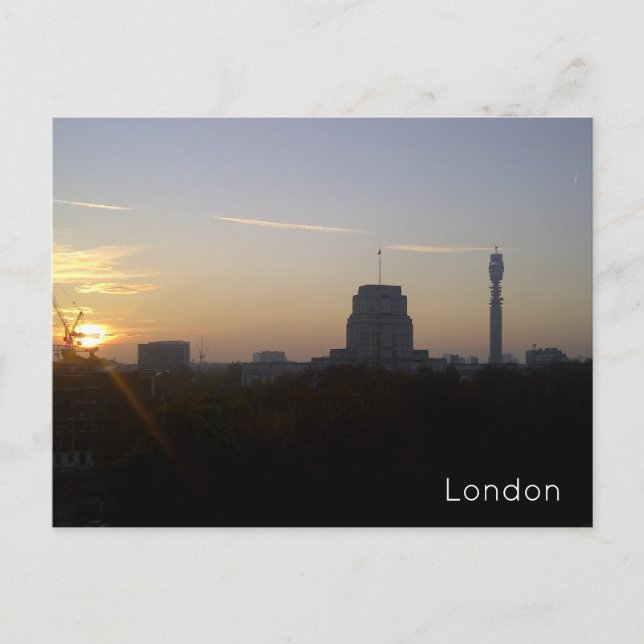London Feiertagspostkarte (Vorderseite)