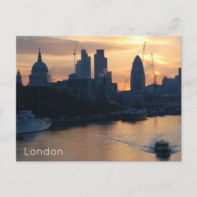 London Feiertagspostkarte (Vorderseite)