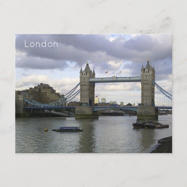 London Feiertagspostkarte (Vorderseite)