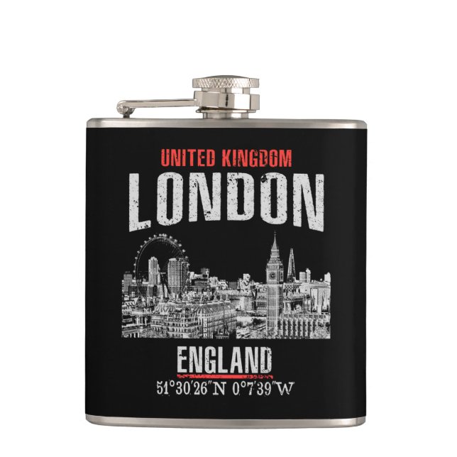 London Flachmann (Vorderseite)