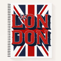 London Flag Sketchbook / Leere / 8.5x11