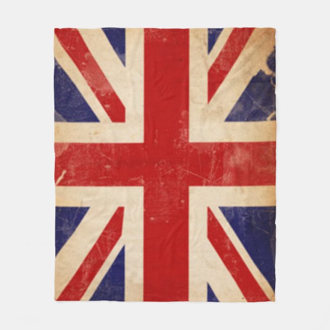 LONDON-FLAGGE FLEECEDECKE (Vorderseite)