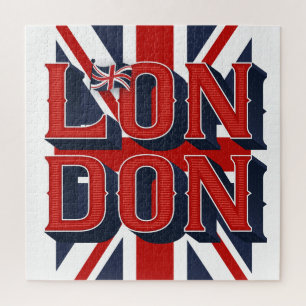 London-Flaggen-Puzzlespiel (20x20) Puzzle