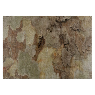 London Flugzeug Tree Bark Chopping Board Schneidebrett