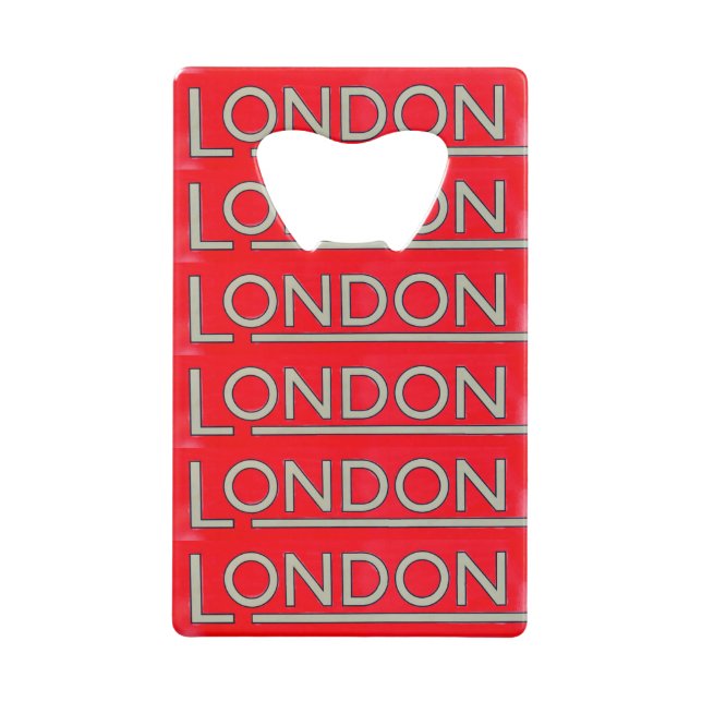 London Geldbeutel Flaschenöffner (Rückseite)