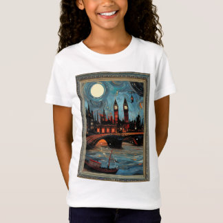 London-Gemälde im Vintage-Rahmen T-Shirt