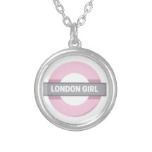 London Girl Untergrund Tube Sign