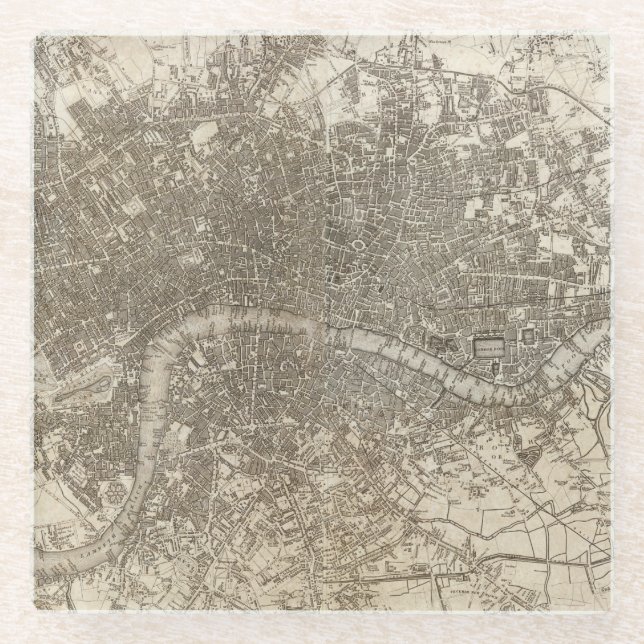 London Glasuntersetzer (Vorderseite)
