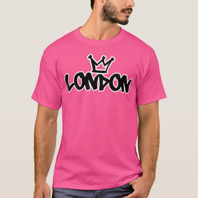 London Graffiti Hip Hop T-Shirt (Vorderseite)