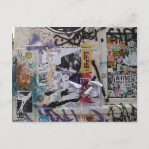 London Graffiti Postkarte
