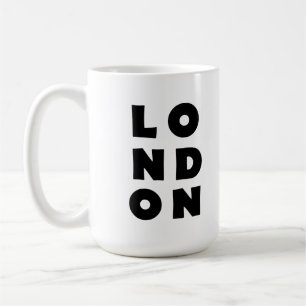 London Großbritannien Kaffeetasse