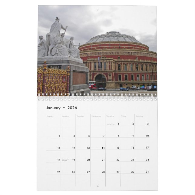 London Großbritannien, Kalender 2010 (Jan 2026)