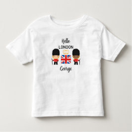 London Guards Mixed Skin Boy Name British England Kleinkind T-shirt