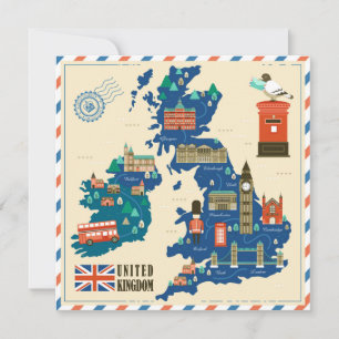 London Holiday Card Feiertagskarte