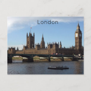 London, Houses of Parliament Postcard Postkarte