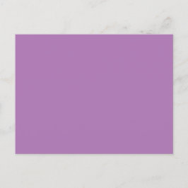 London Hue, Opera Mauve, blasses Lila, Postkarte