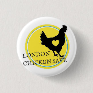 LONDON-HUHN RETTEN LOGO-KNOPF BUTTON