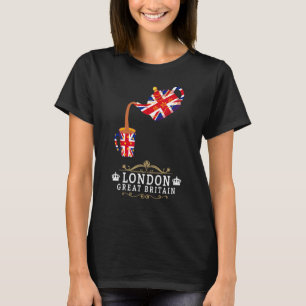 London Idee für Kinder mit Union Jack Flagge von E T-Shirt