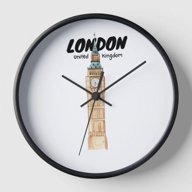 London Images Wall Clock Uhr (Vorderseite)