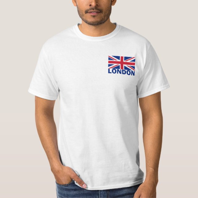 London in Blue T-Shirt (Vorderseite)