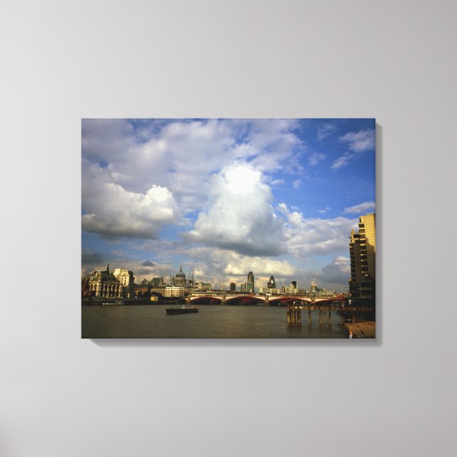 London in den 1990er Jahren Leinwanddruck (Vorderseite)