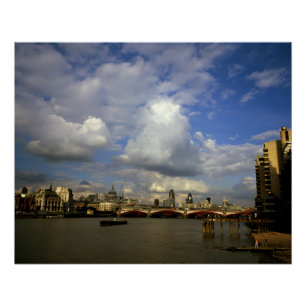 London in den 1990er Jahren Poster