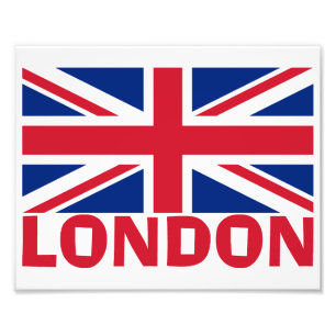 London in Rot Fotodruck