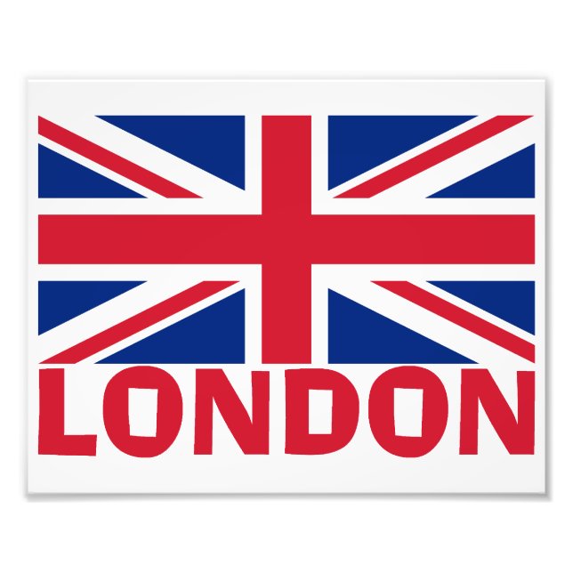 London in Rot Fotodruck (Vorne)