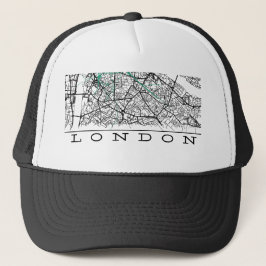 London-Kartenkappe Truckerkappe
