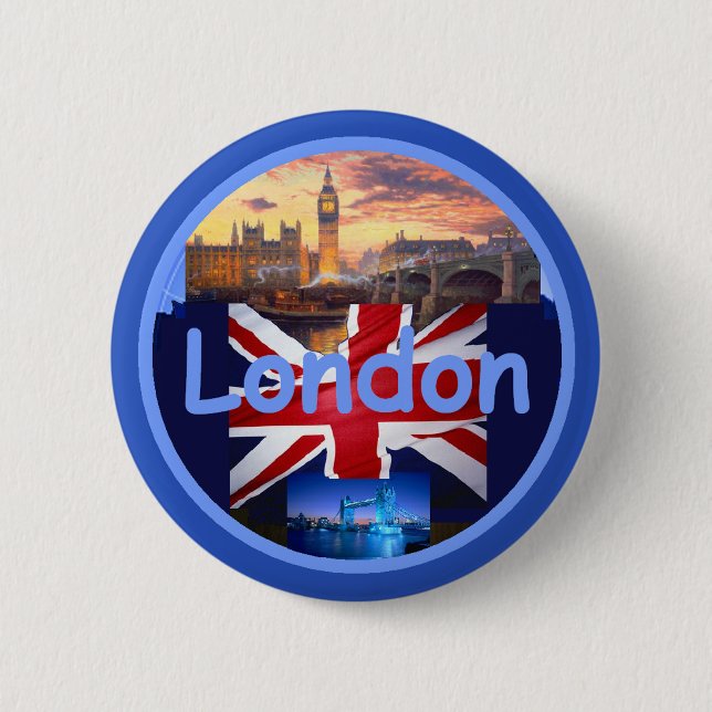 LONDON-Knopf Button (Vorderseite)
