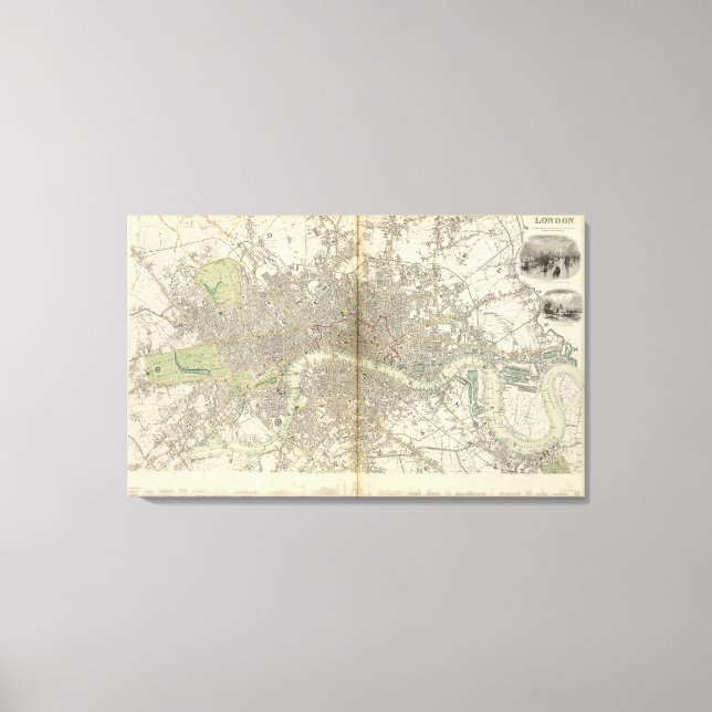 London Leinwanddruck (Vorderseite)