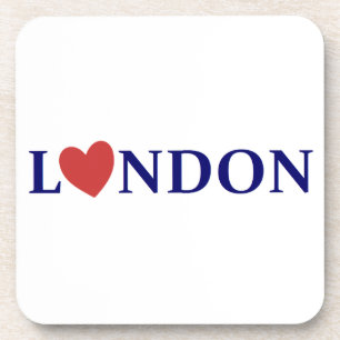 London Love Getränkeuntersetzer