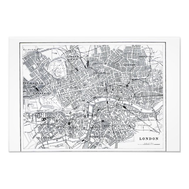 London Map Fotodruck (Vorne)