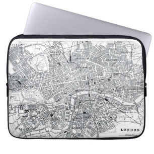 London Map Laptopschutzhülle
