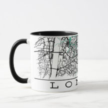 London Map Mug