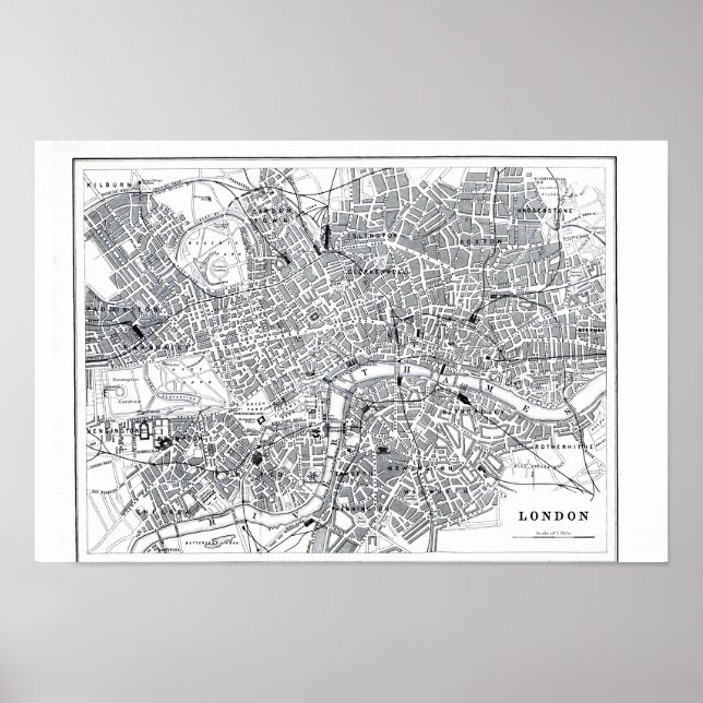 London Map Poster (Vorne)