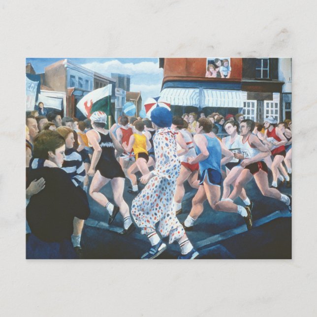 London Marathon 1996 Postkarte (Vorderseite)